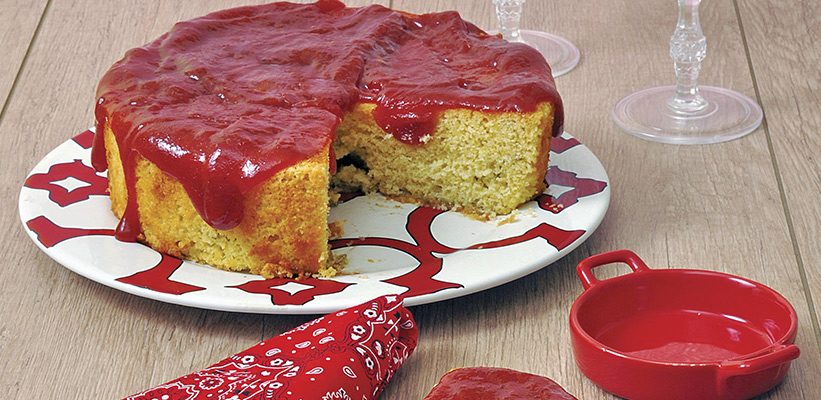 Bolo de fubá com erva doce fofinho e simples